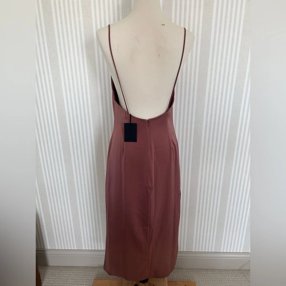 NBD Malia Midi Slip Dress in Mauve Women’s Size Medium NWT Low Back - Picture 5 of 14